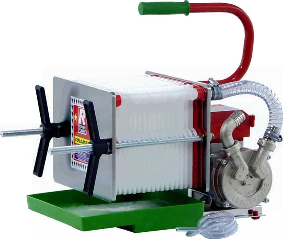 Filtro a Strati Pressati 18 Oil Hp H. 200 300 Rover Colombo in Acciaio Inox 0,9 Lt