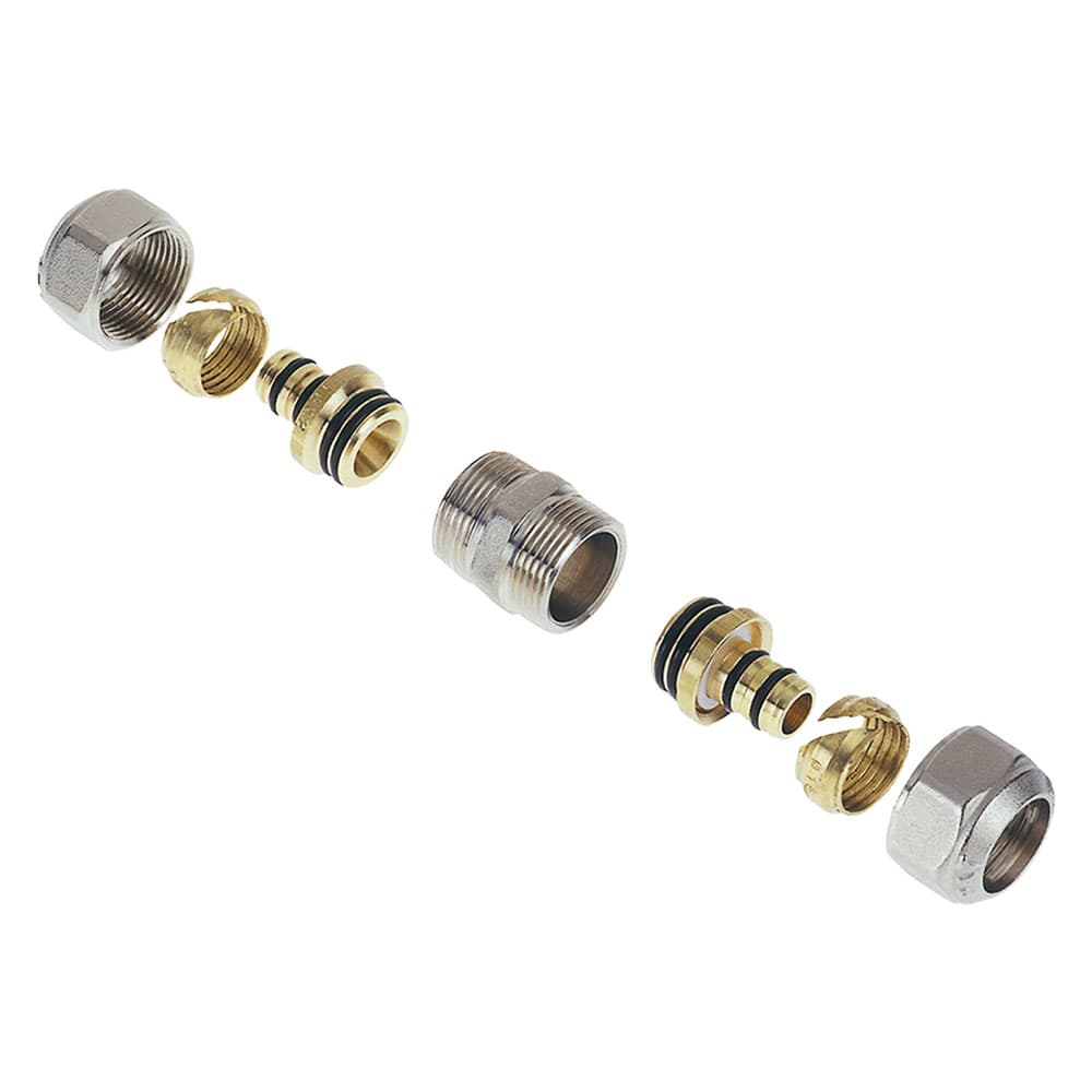 Raccordo a Stringere Diritto Doppio 20 x 20 Icma Art 530 540 Art 540 - 2