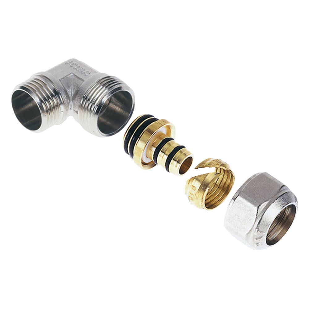 Raccordo a Stringere Curvo 16 x ½ Maschio Icma Art 534 544 Art 534 - 2