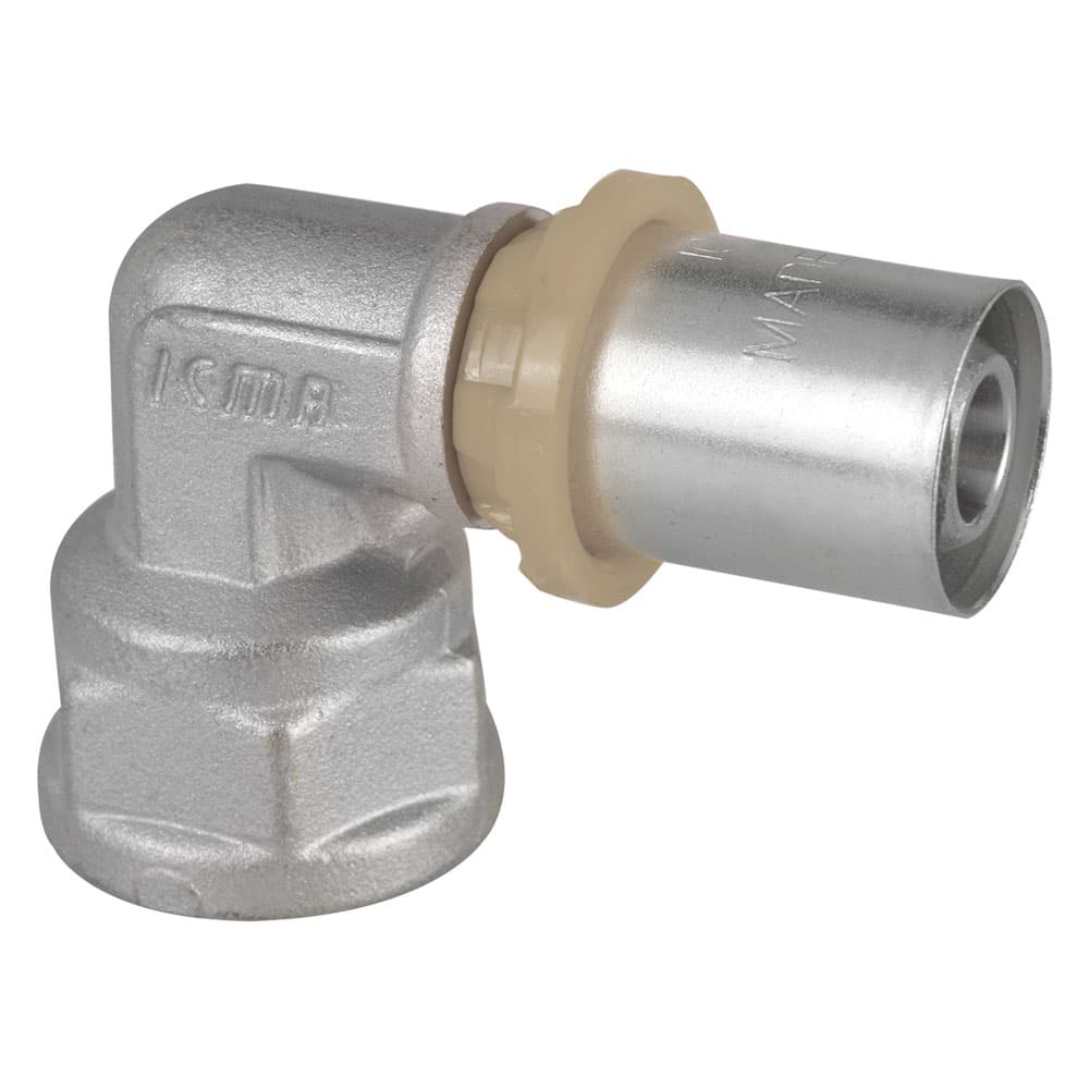Raccordo a Pressare Curvo 20 x ¾ Femmina Icma Art 405 10 Pezzi - 2