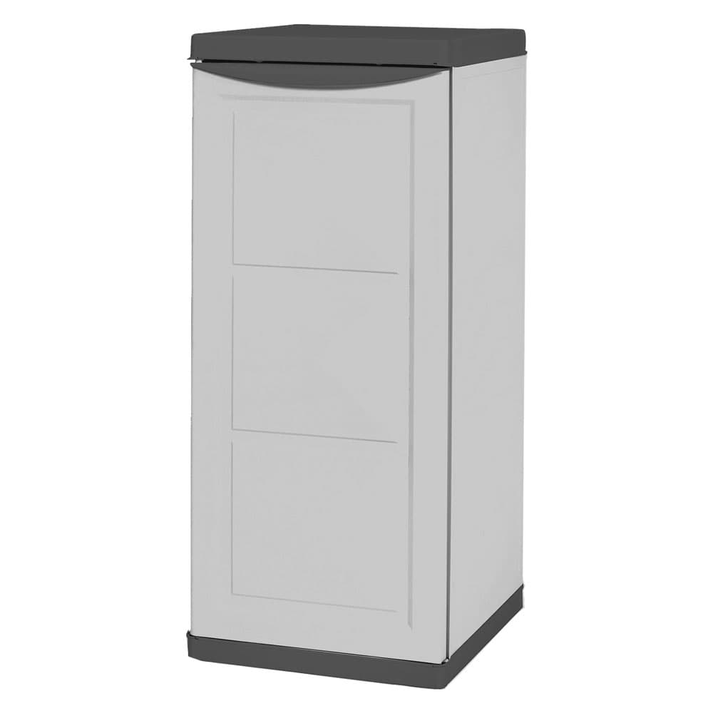 Armadio Basso Porta Bombola Trioplast Colonna Grigio Nero 40 x 45 x 91 cm - 2