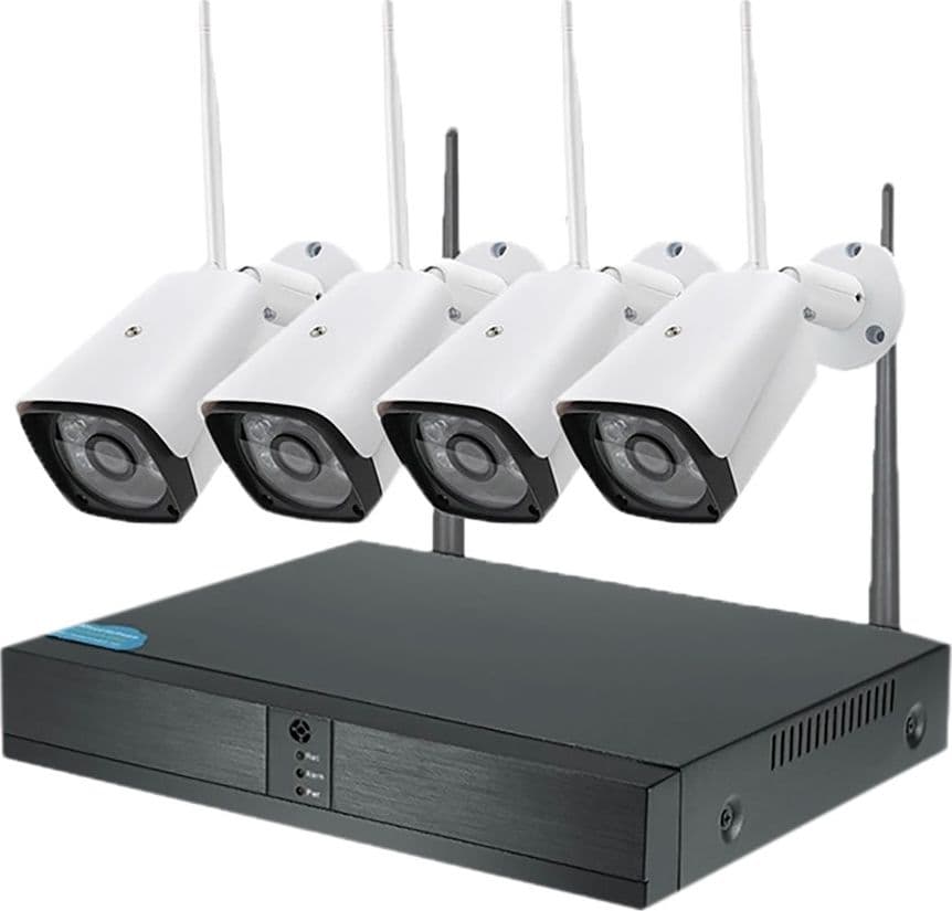Kit Videosorveglianza Wireless 1 Nvr + 4 Telecamere Proxe 455020