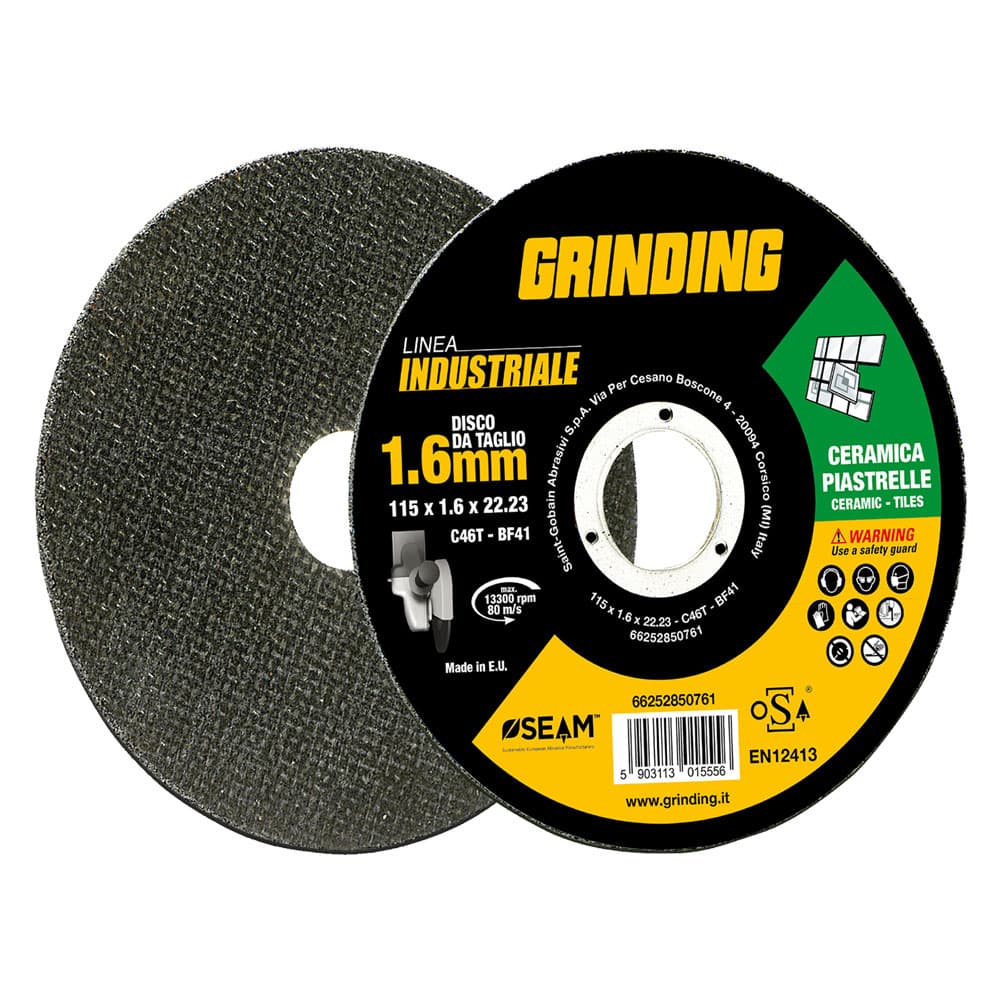 Mola Abrasiva per Marmo Piastrelle Grinding Grinding 10 Pezzi Ø 115 x 1,6 - 2