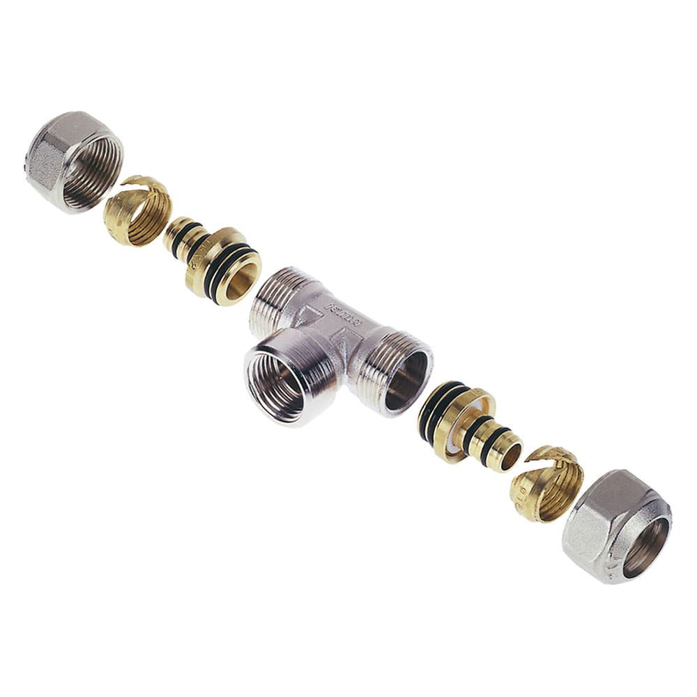 Raccordo a Stringere a Femmina 16 x ½ x 16 Icma T Art 538 548 Art 538 - 2