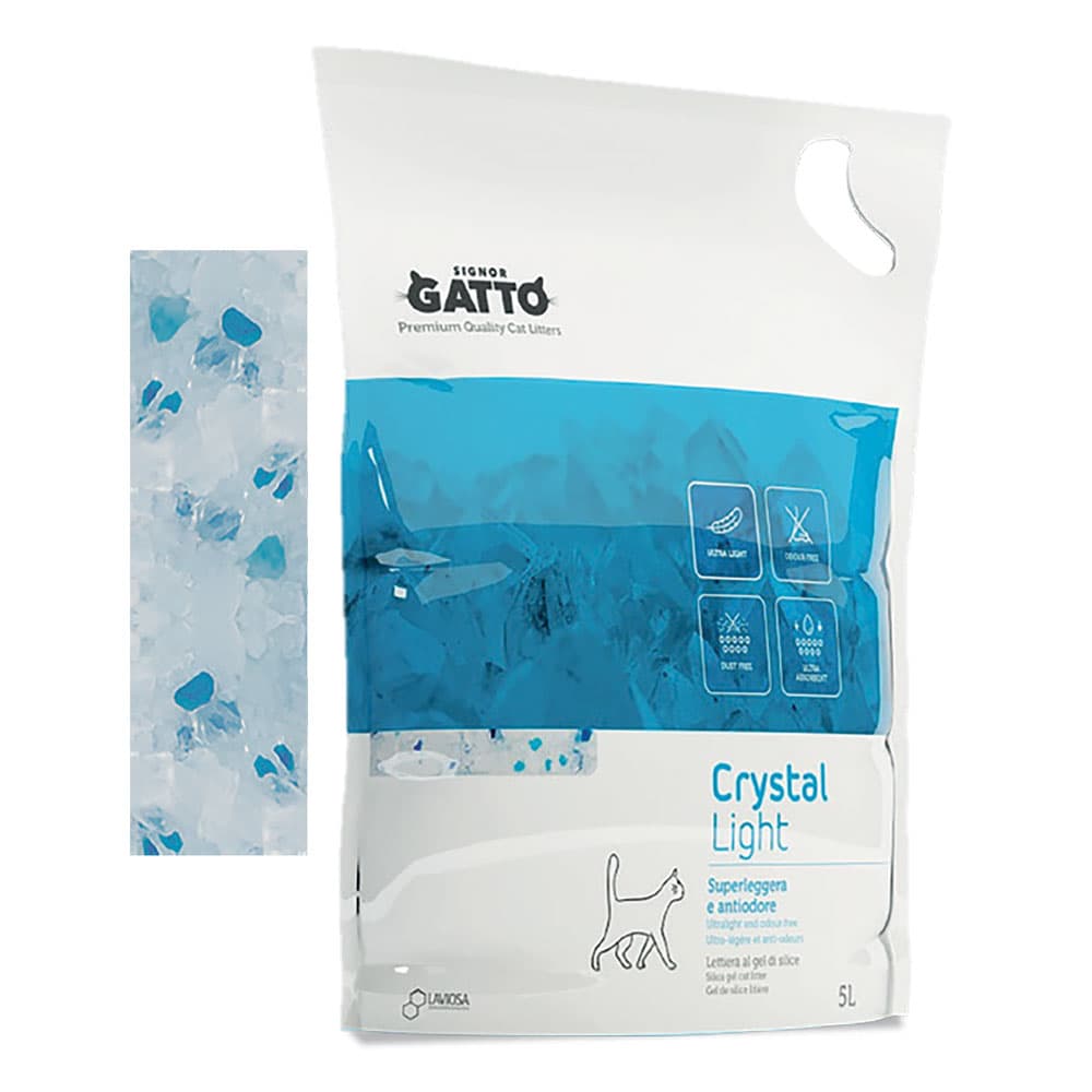 Lettiera Igienica Signor Gatto Crystal Light 6 Pezzi 5 lt - 2