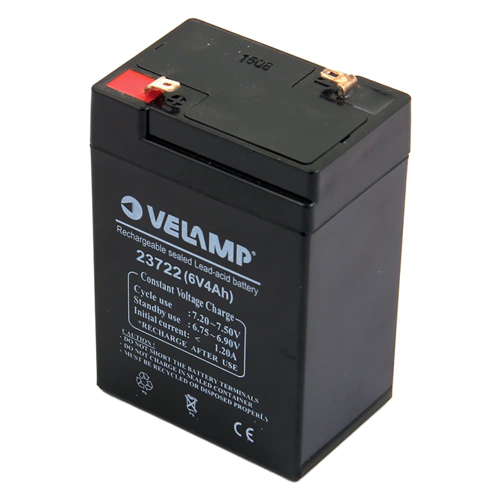Batteria Ricaricabile Velamp 4 ah 70 x 48 x 107 mm - 2