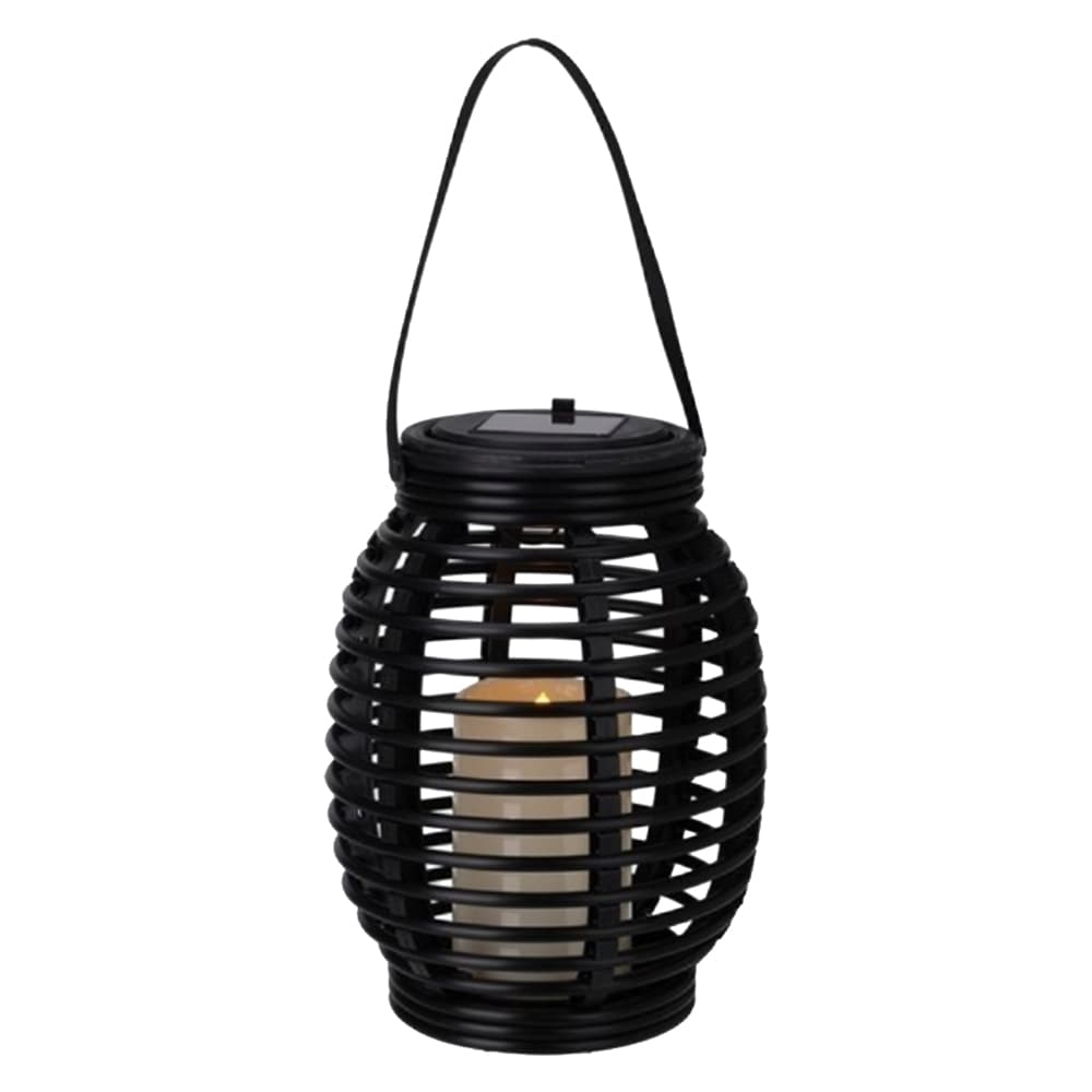 Lanterna Solare in Plastica Colore Nero - 2