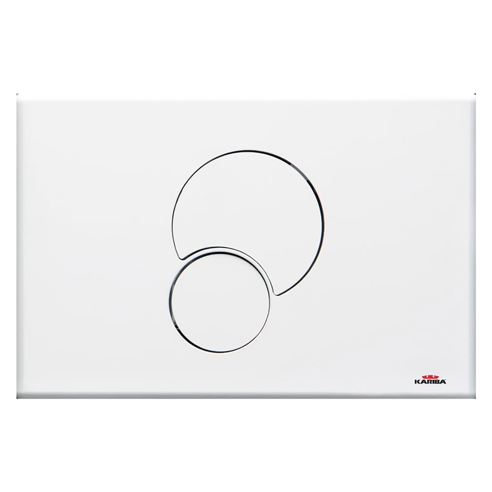 Placca Duo per Kariba Fidia Monolith 9,0 Bianca - 2