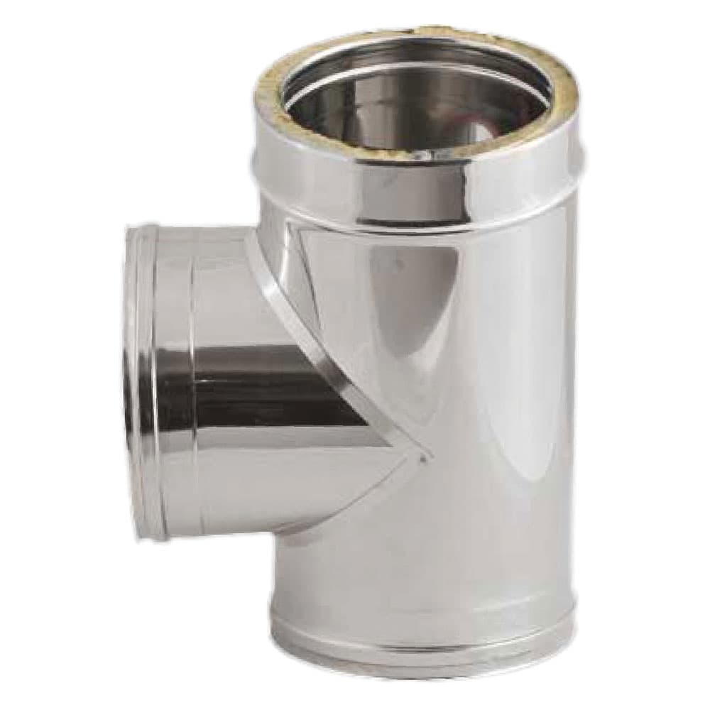 Raccordo Doppia Parete a 90° Ee ¸ 18 Kasart T 13 cm - 2