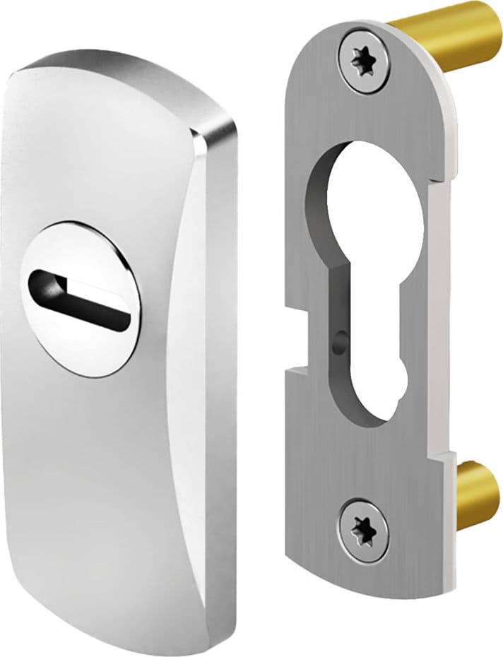 Defender ad Avvitare per Serrature Disec Sg08d1 Grigio 6 Pezzi in Acciaio Inox - 2