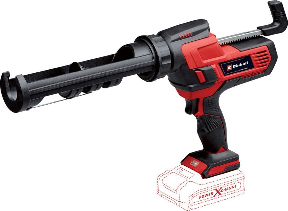 Pistola per Einhell Te Sg 18 10 Li Solo Silicone a Batteria Cartuccia 310 - 2