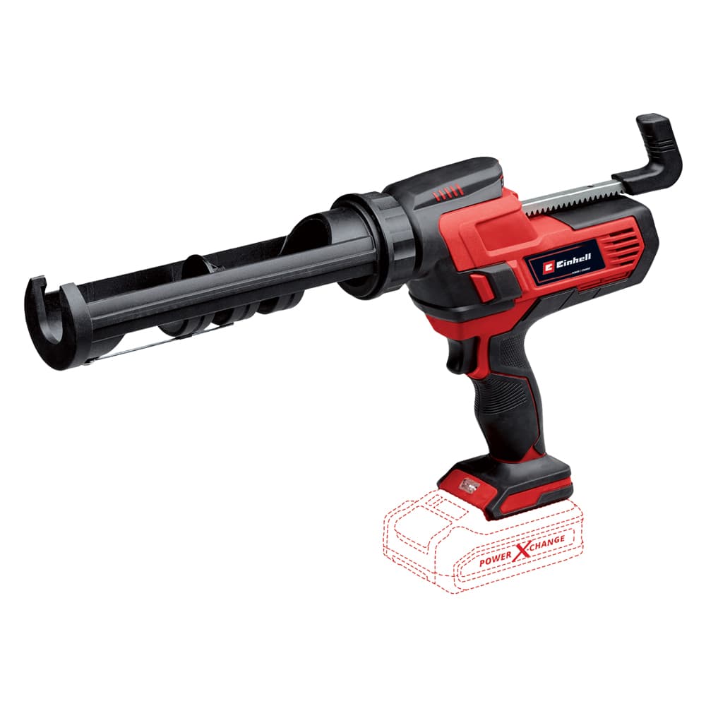 Pistola per Einhell Te Sg 18 10 Li Solo Silicone a Batteria Cartuccia 310 - 2