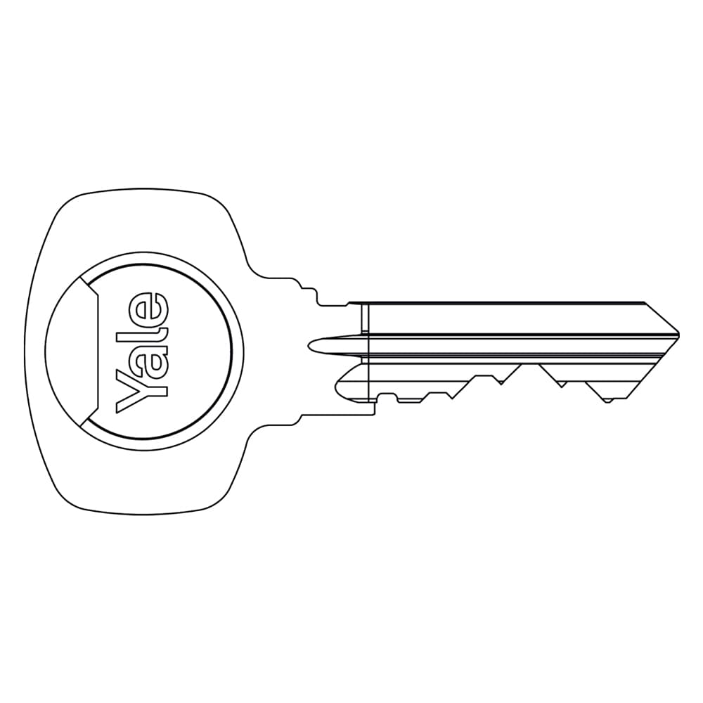 Chiave Yale Ottone Nichelato Profilo Tipo Brevettato. a Profilo Europe - 2