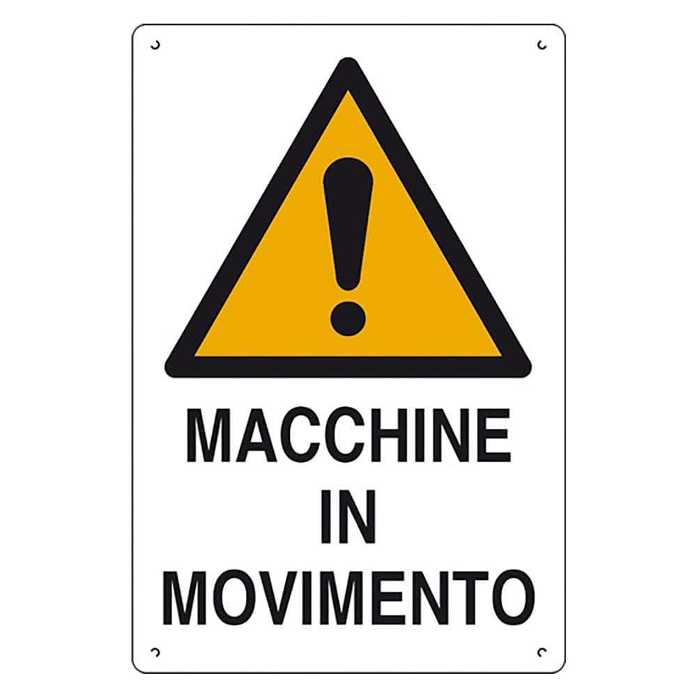 Cartello Eurosignals Macchine in Movimento 10 Pezzi 60 x 40 cm - 2