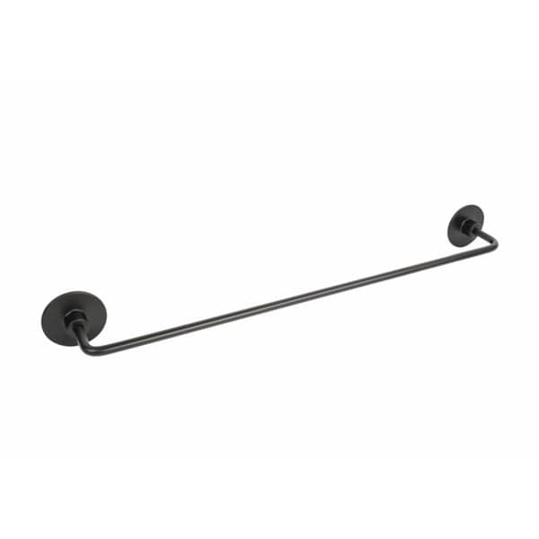 Porta Asciugamani 40 cm Modello Wind Metaf Nero - 2