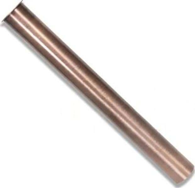 Canotto in Ottone con Flangia Debor Ø 26 x 300 Ramato Flangia 1 - 2