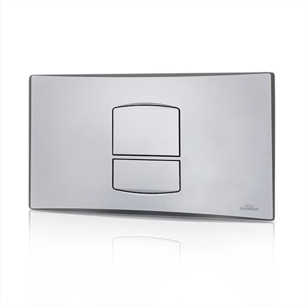 Placca Modello Itaka Duo Cromo Satinata Kariba - 2