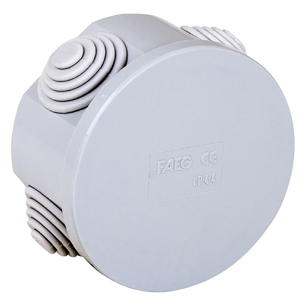 Scatola Tonda da Parete x H.40 4 Entrate Faeg Ø 80 mm - 2
