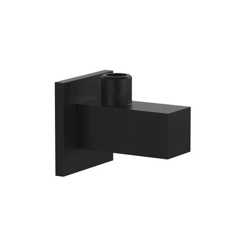 Rubinetto Sottolavabo D'arredo Mod Quadro Nero Opaco 1 2 x 1 2 Remer - 2