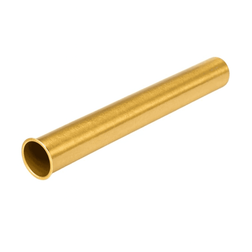 Canotto in Ottone con Flangia Debor Ø 26 x 300 Dorato Flangia 1 - 2