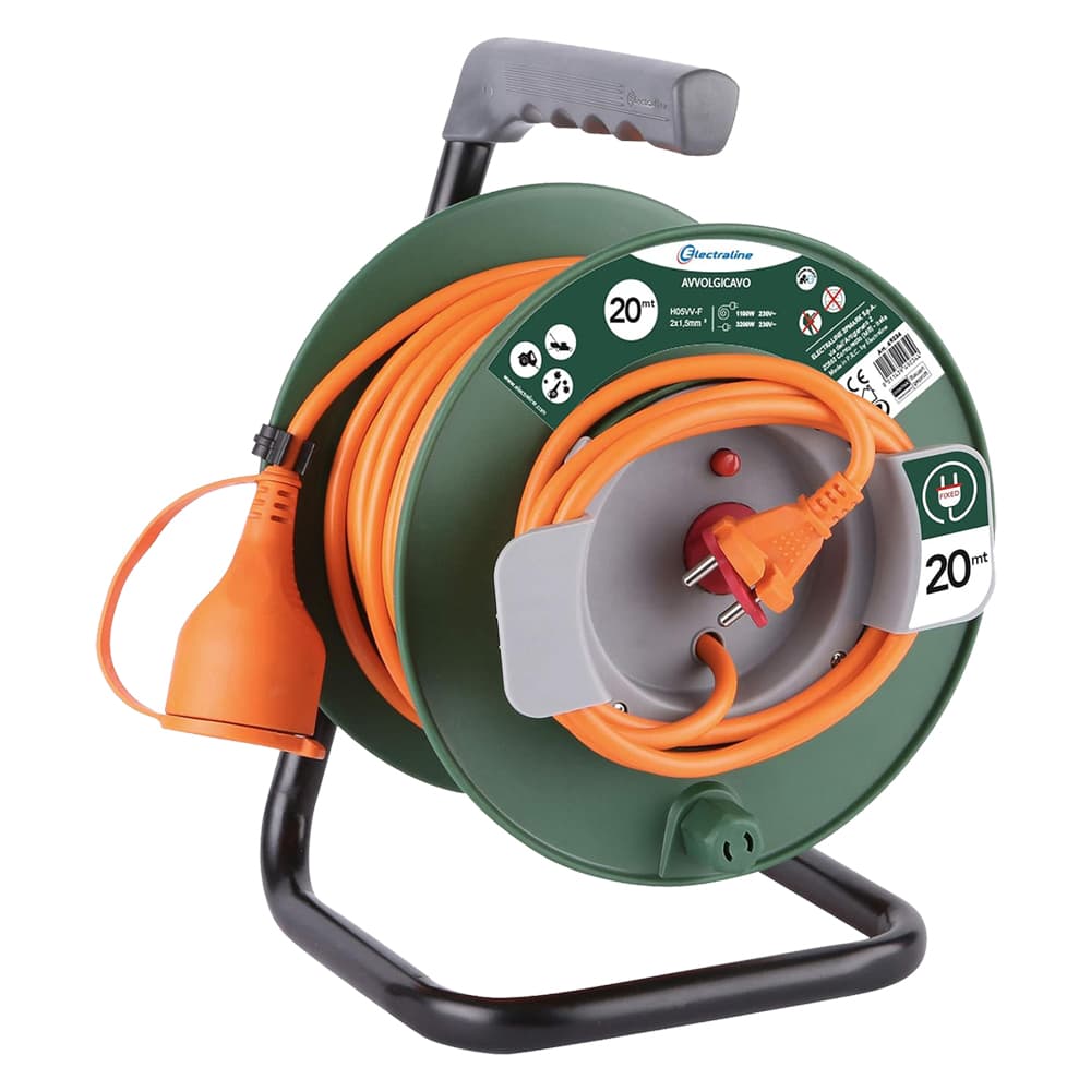 Avvolgicavo da Giardino Art 49234 Electraline 20 mt - 2