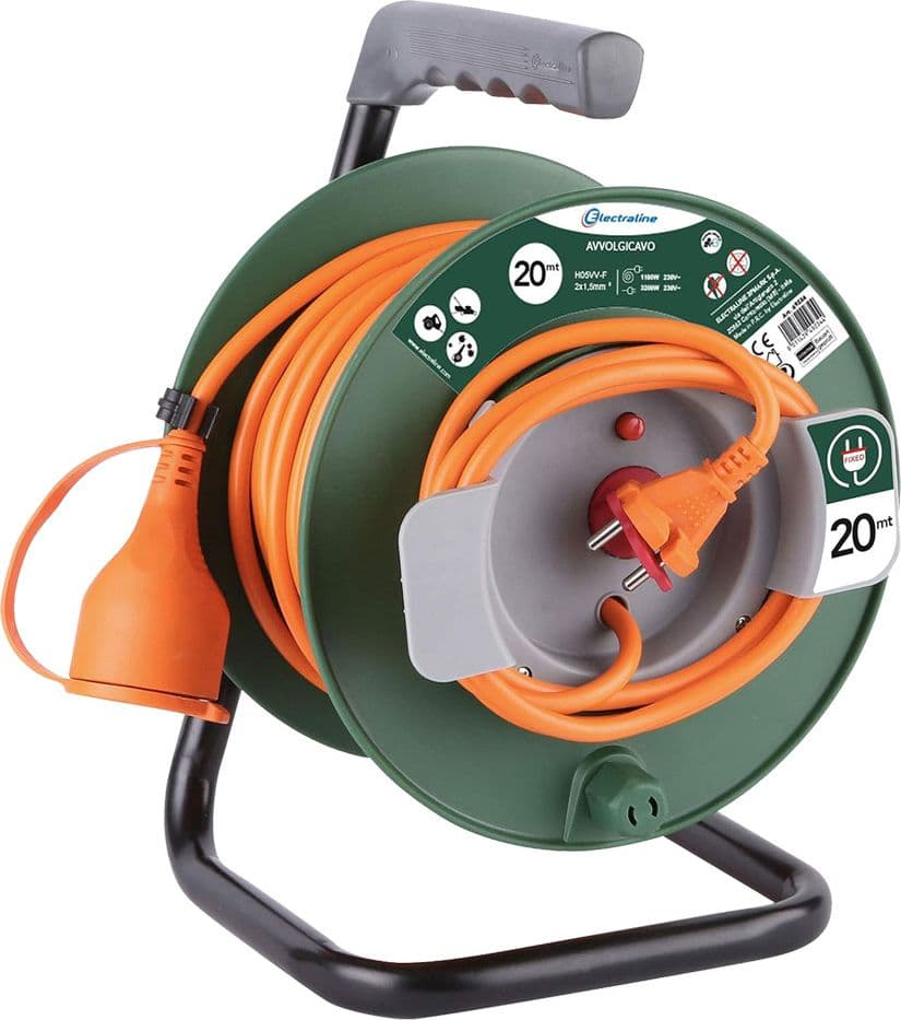 Avvolgicavo da Giardino Art 49234 Electraline 20 Mt