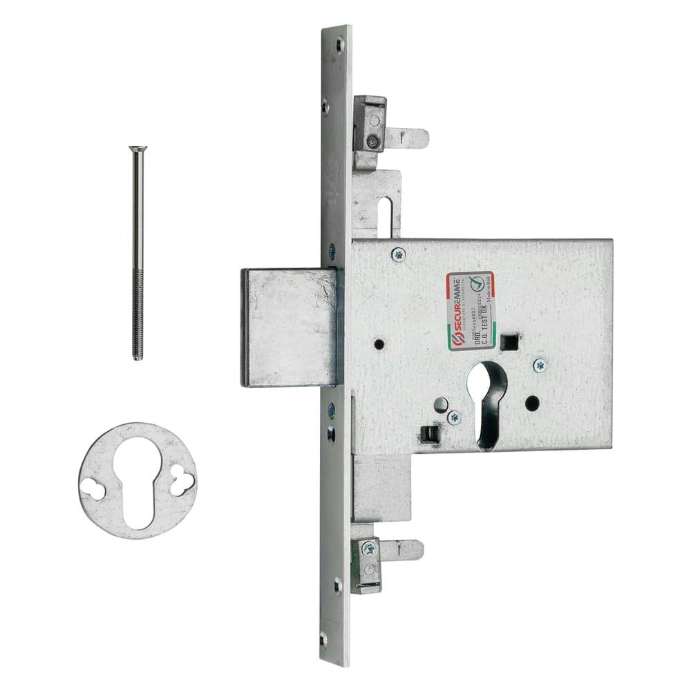 Serratura da Infilare per Fascia per Securemme 2053 Ferro e 60 3 Mandate - 2