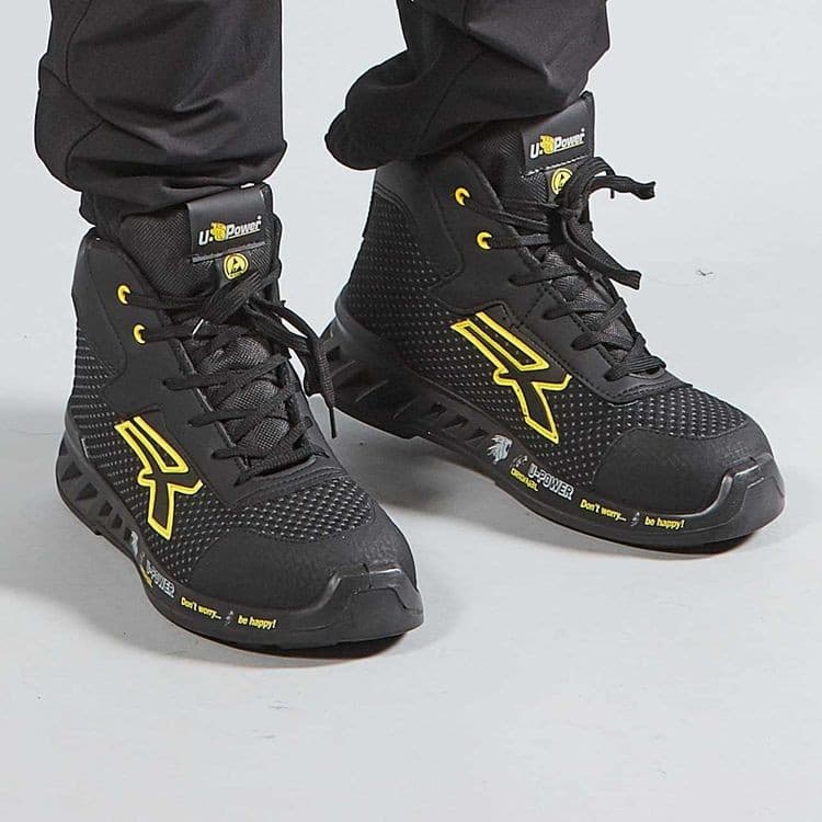 Scarpe Antinfortunistica Alte S3 Src Redleve Joe Colore Nero Misura 41 U – U-Power