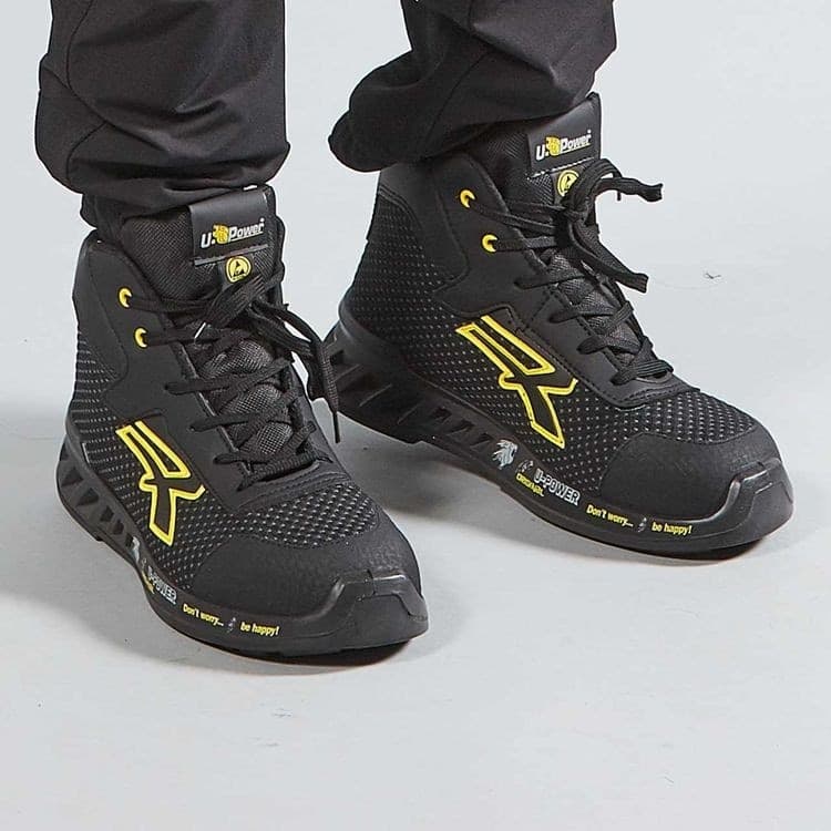 Scarpe Antinfortunistica Alte S3 Src Redleve Joe Colore Nero Misura 40 U – U-Power
