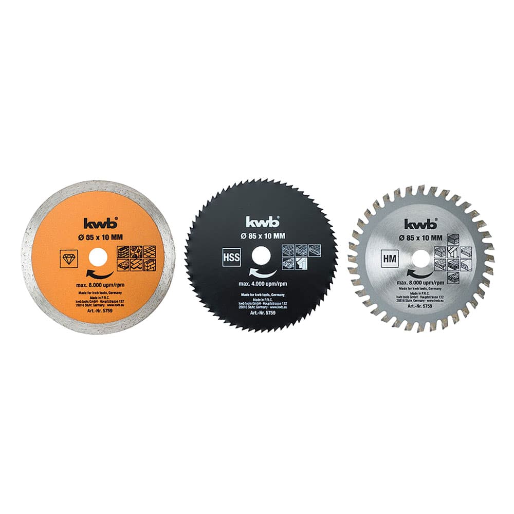 Set Lame per Mini Sega Circolare Einhell 5 Pezzi - 2
