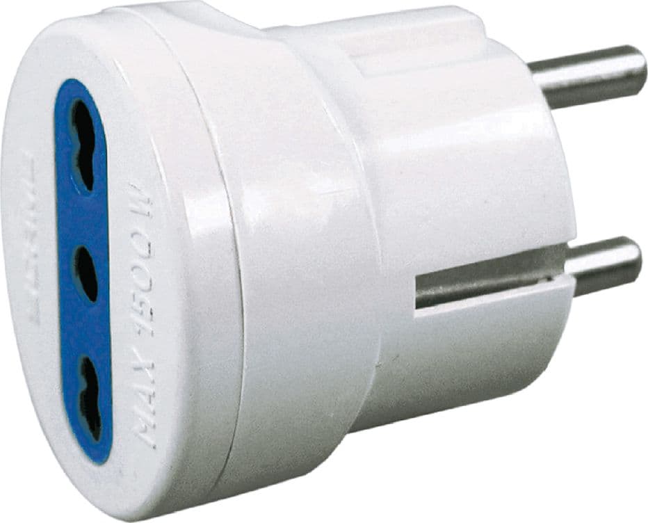 Adattatore Art Ce47c Spina 2p+t16a Schuko (scatola Append.) Novaitalia - 2