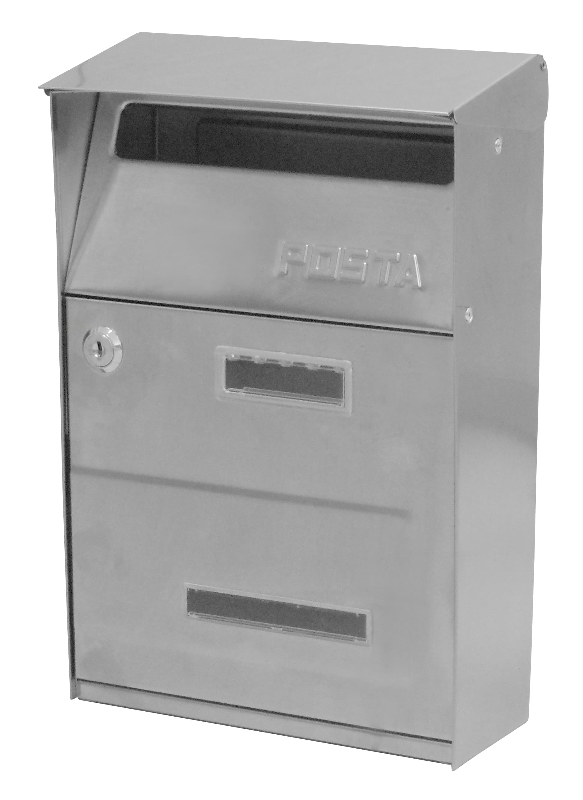 Cassetta Postale Monaco Inox Mm 210 x 85X305 H Utilia - 2