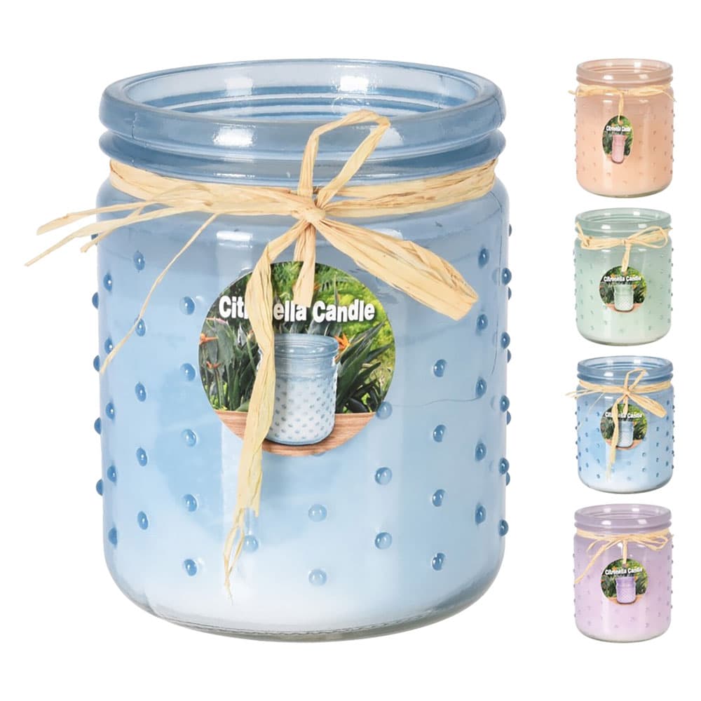 Candela alla Citronella 12 Pezzi 10 x 12 cm - 2
