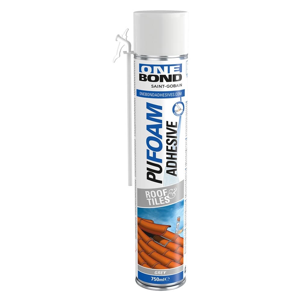 Schiuma Poliuretanica Tegole Coppi Manuale Onebond Pu Foam 12 Pezzi in Alluminio 750 ml