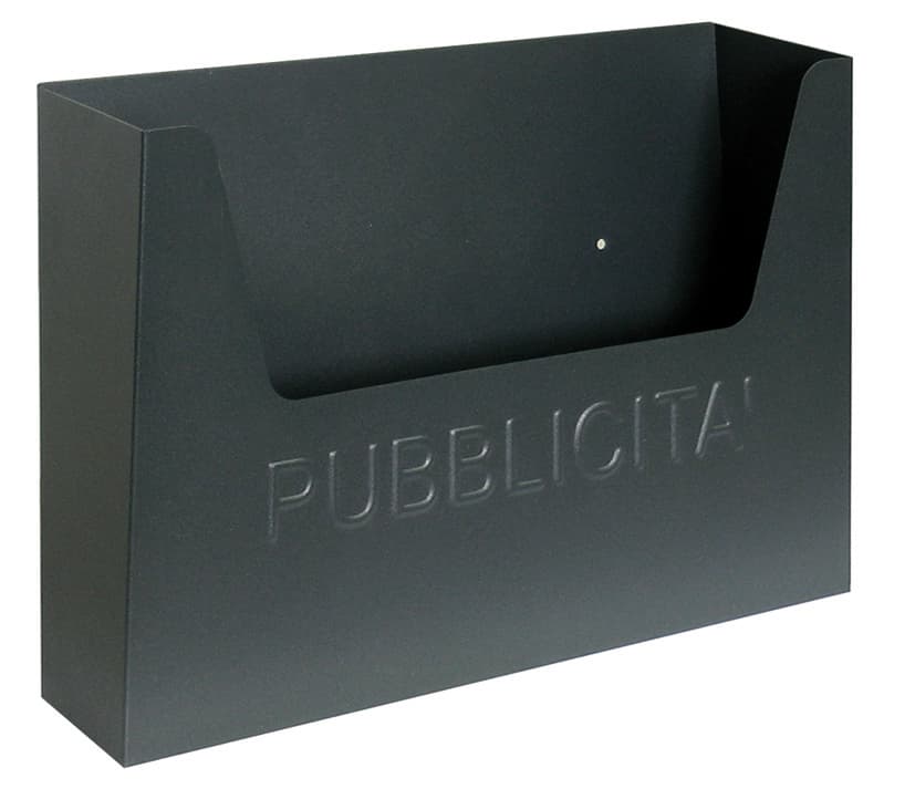 Cassetta per Pubblicità Colore Grigio Mm 355 x 85X255 H Utilia - 2