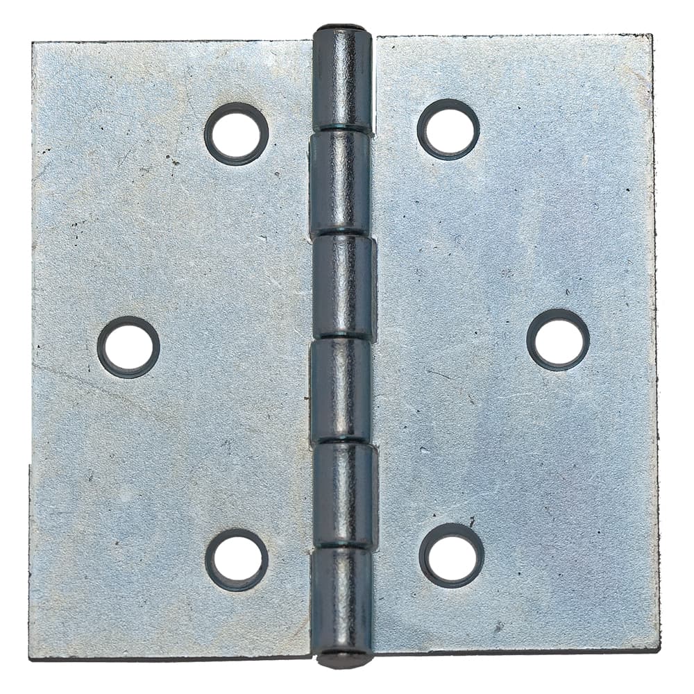 Cerniera Quadra in Acciaio Zincato 100 x 2 mm - 2