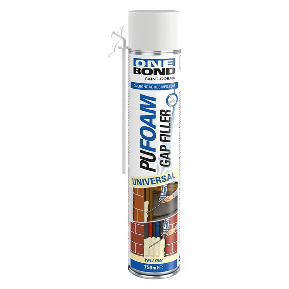 Schiuma Poliuretanica per Pistola Onebond Pu Foam Universal 12 Pezzi 750 ml - 2