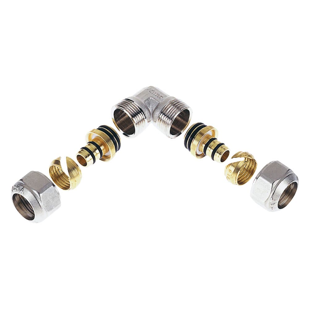 Raccordo a Stringere Curvo Doppio 20 x 20 Icma Art 533 543 Art 543 - 2