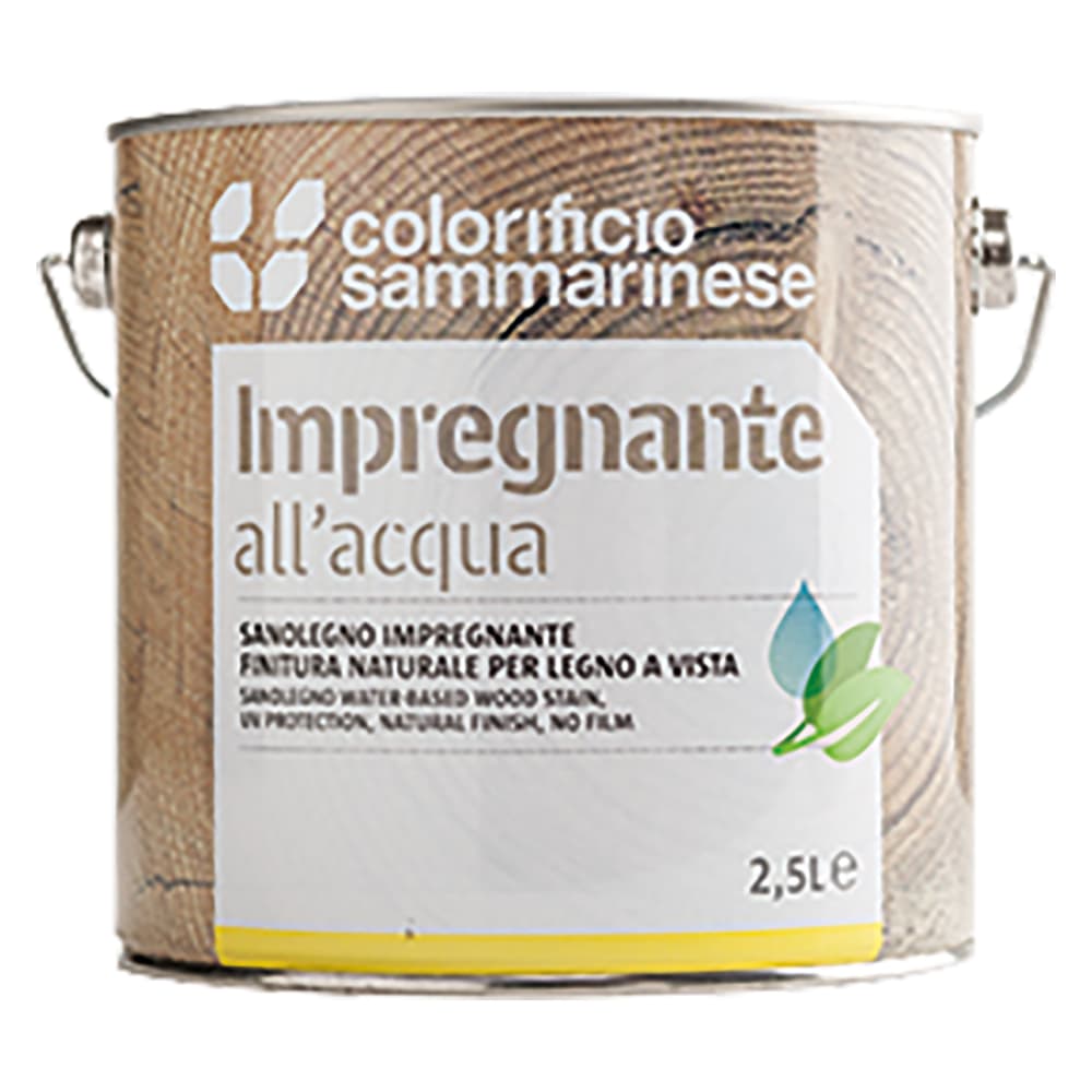 Impregnante Colorificio Sammarinese Sanolegno Bianco 6 Pezzi 0,750 lt - 2