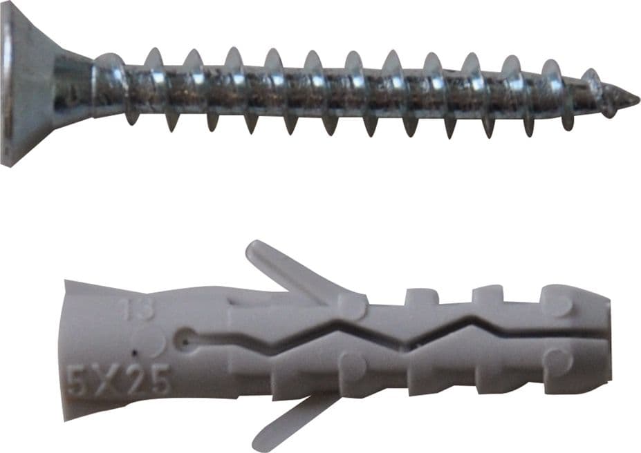 Tassello Tc105 Nylon Vite 6,0 X 6 10 mm - 2