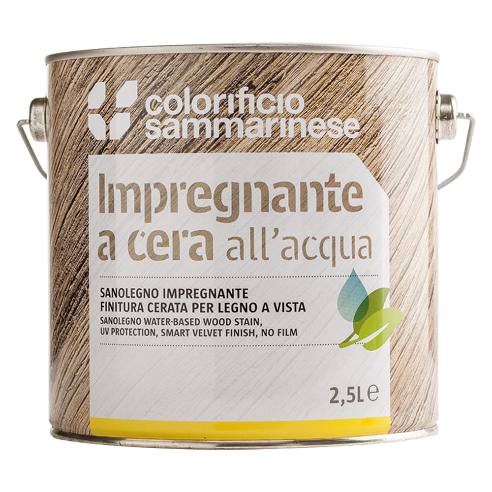 Impregnante Rovere Colorificio Sammarinese Sanolegno 6 Pezzi Trasparente - 2
