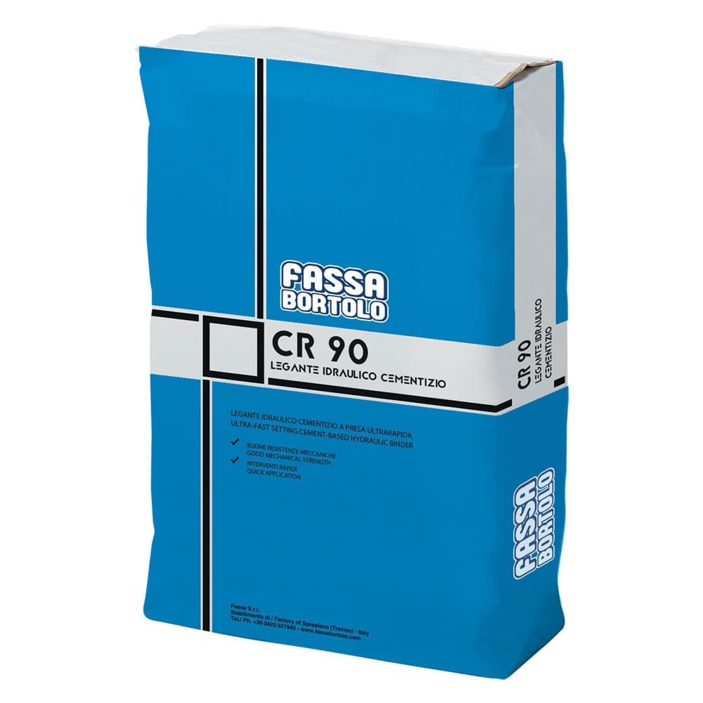 Legante Idraulico Cementizio Fassabortolo CR90 Colore Grigio 5 Pezzi 5 kg - 2