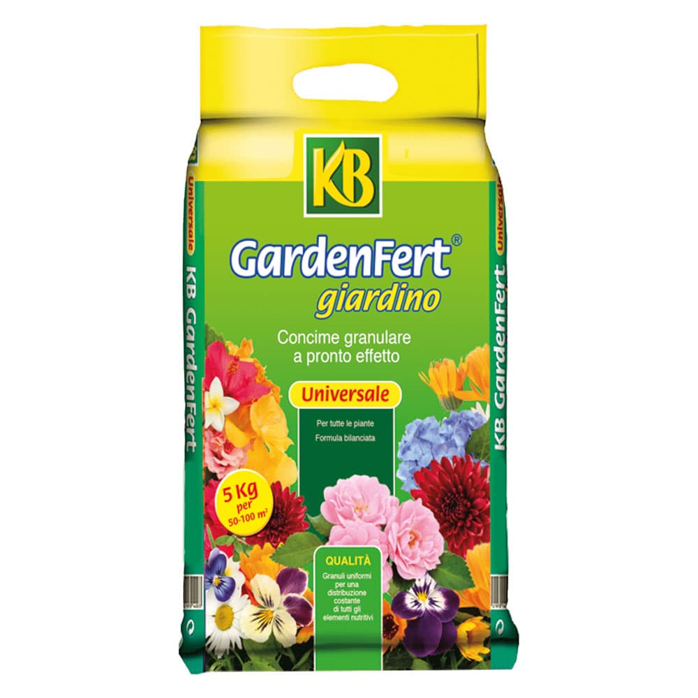 Concime Granulare Universale Kb Gardenfert Giardino 12 12 12 5 kg - 2