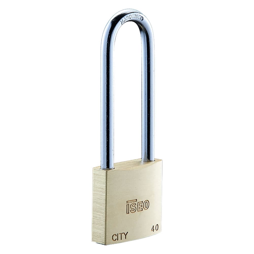 Lucchetto Rettangolare Arco Lungo Iseo 10 Pezzi 50 mm - 2