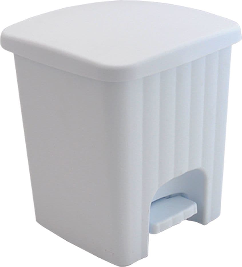 Pattumiera a Pedale Col. Stefanplast Pedalina Bianco 4,5 Lt - 2