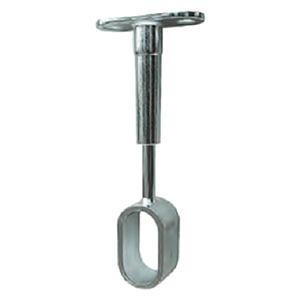 Reggitubo Centrale per Tubo Ovale Finitura Cromata 10 Pezzi 15 x 30 mm - 2