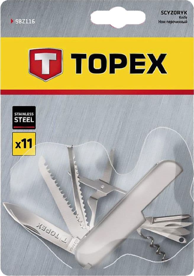 Coltello Multiuso 11 Funzioni Topex - 2
