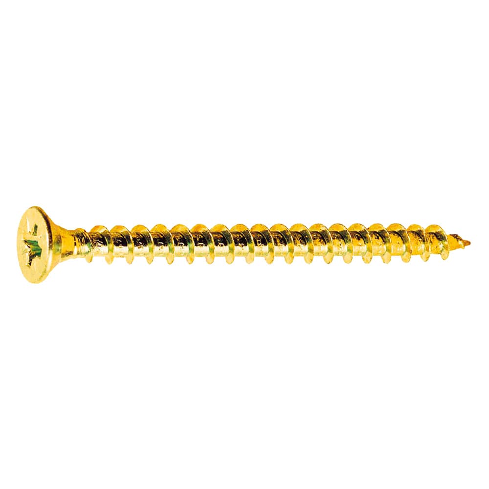 Vite per Ambrovit Legno T.s.p. Ottonata Tsp 500 Pezzi 4,0 x 20 mm - 2