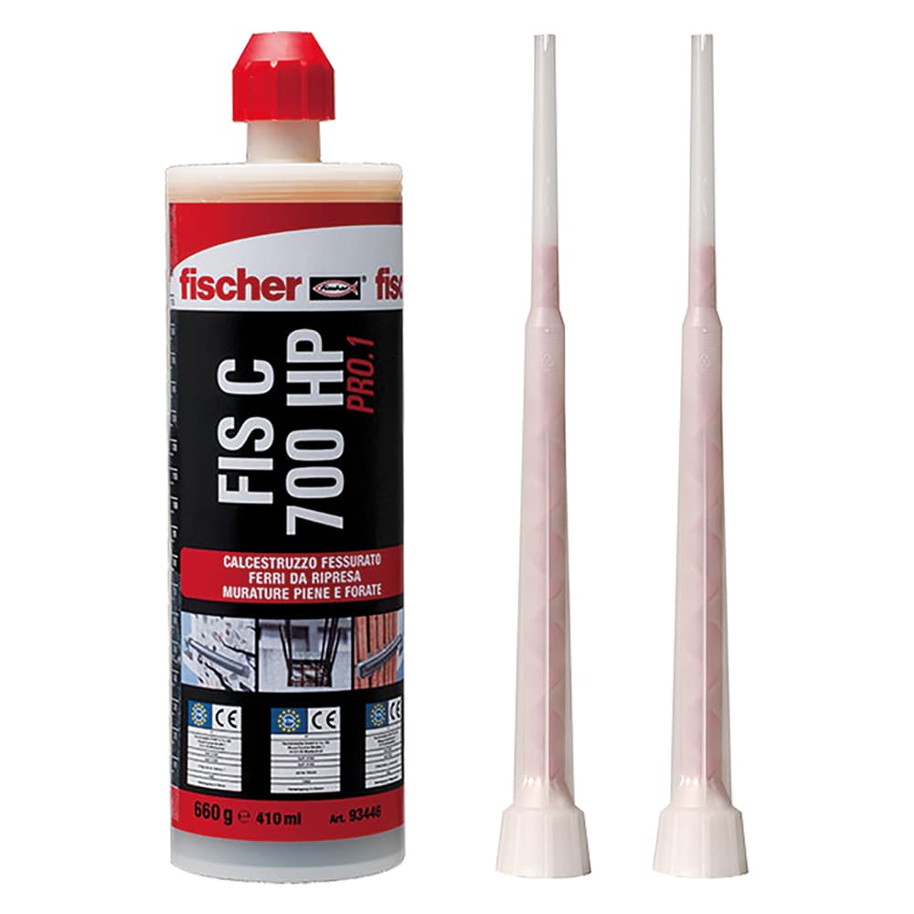 Ancorante Chimico Fischer Fis C700 Hp PRO.1 12 Pezzi 410 ml - 2