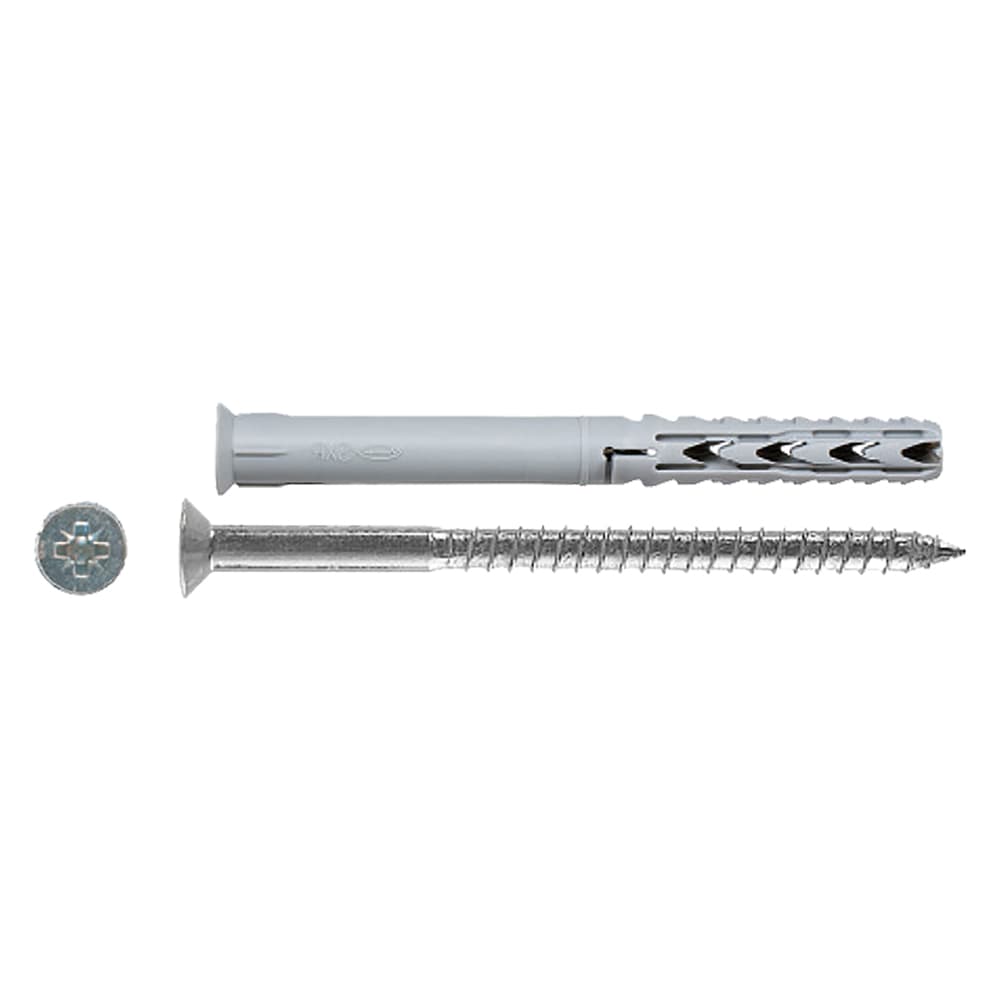 Tassello Fischer Sxrl Wz Ls Nylon Vite Sxr 6 60WZ 50 Pezzi Ø 6 x 60 - 2